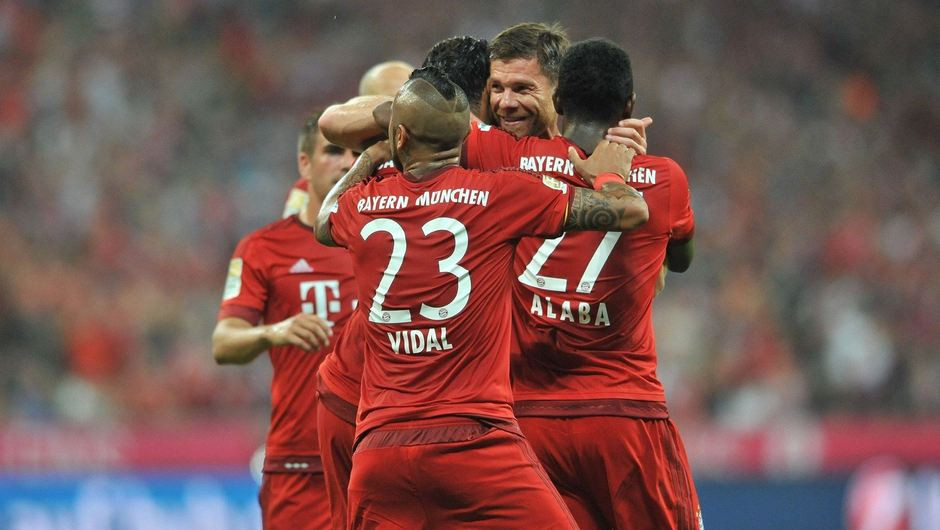 FC Bayern starts 2015/2016 season with huge win against Hamburg