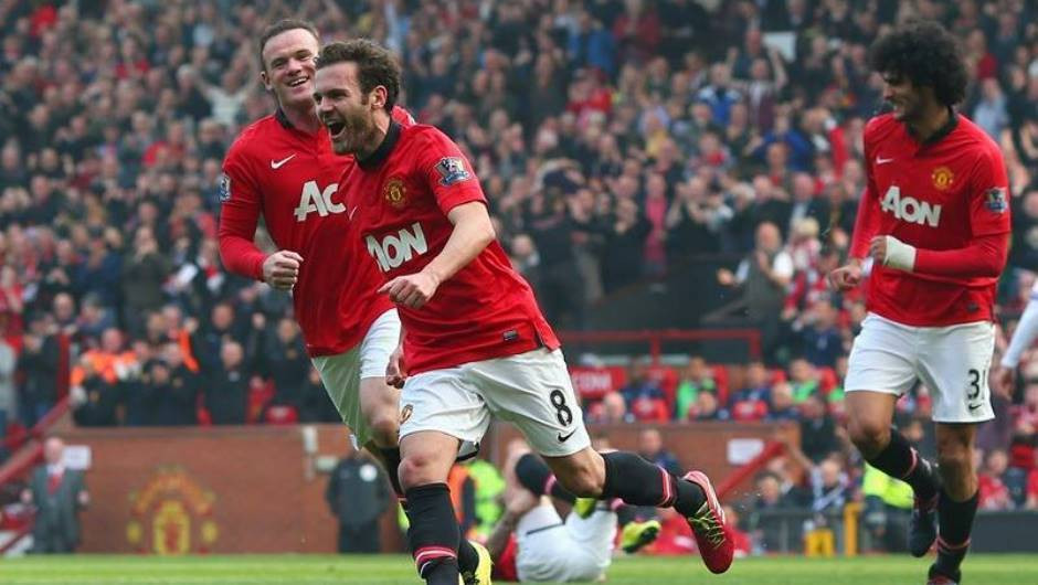 Juan Mata hit his first goal since joining United