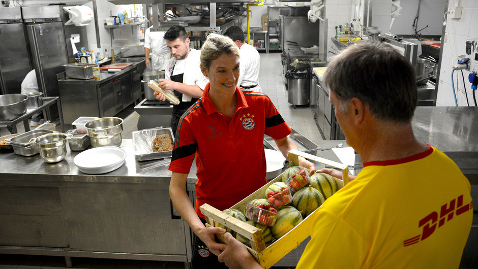 ... to fresh produce for the players' meals.