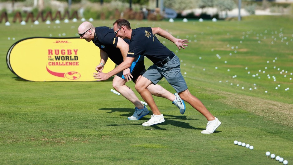 Tom & Mark at the start of Challenge 1