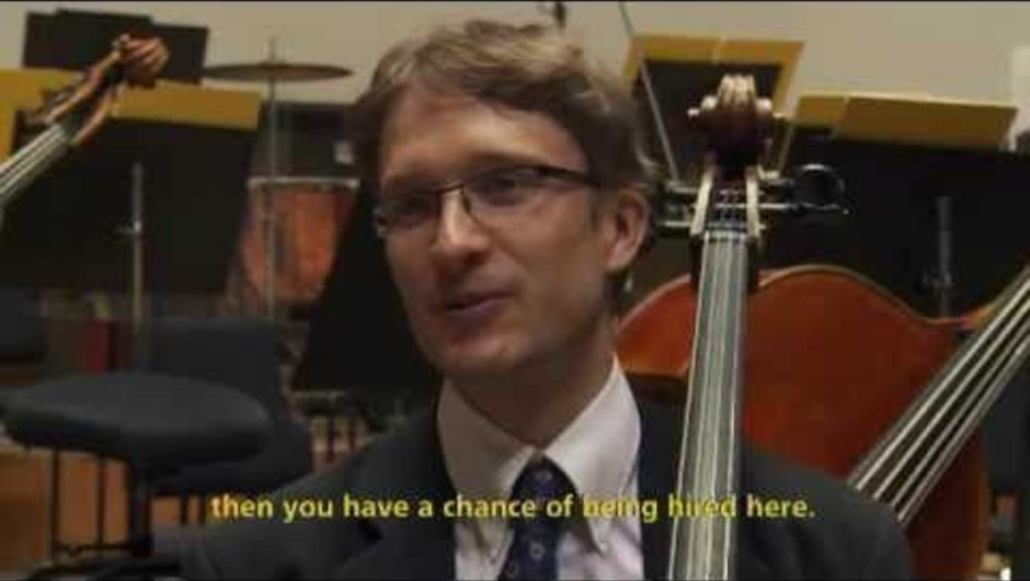 A Cellist's Solo from the Gewandhausorchester