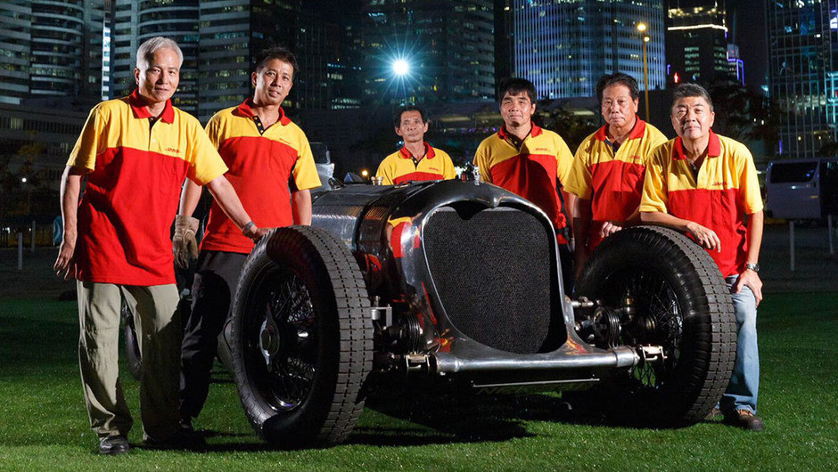 DHL delivers record-holding 1930s race car to Hong Kong Classic motor show