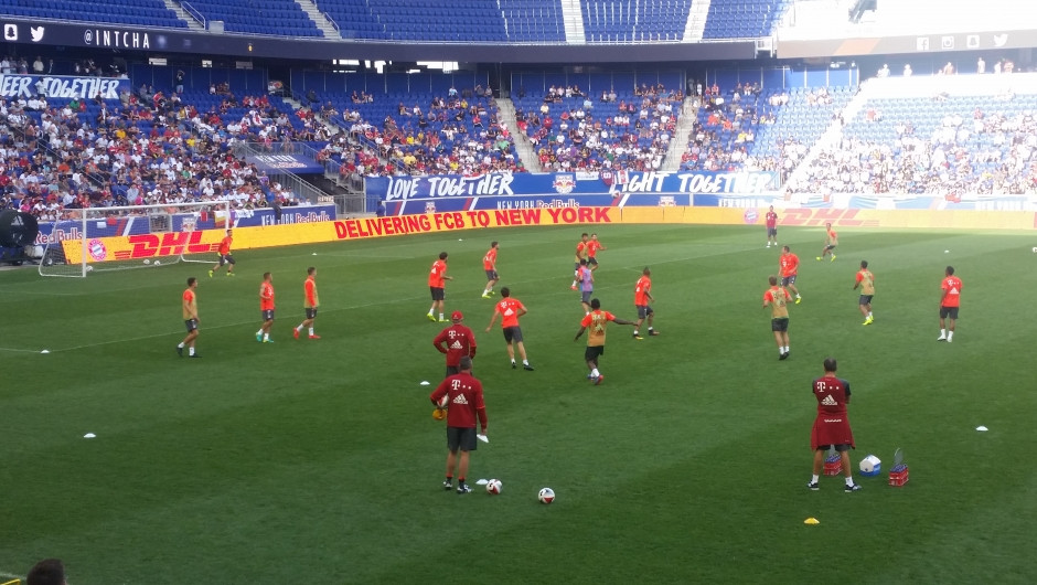 Even FCB's training sessions were a draw in New York
