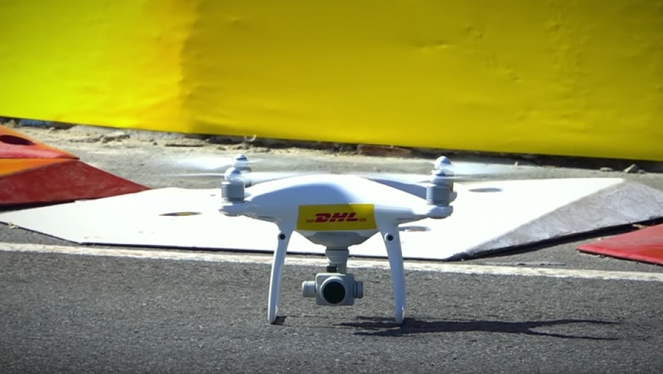 DHL CamCopter celebrates its successful debut in Buenos Aires