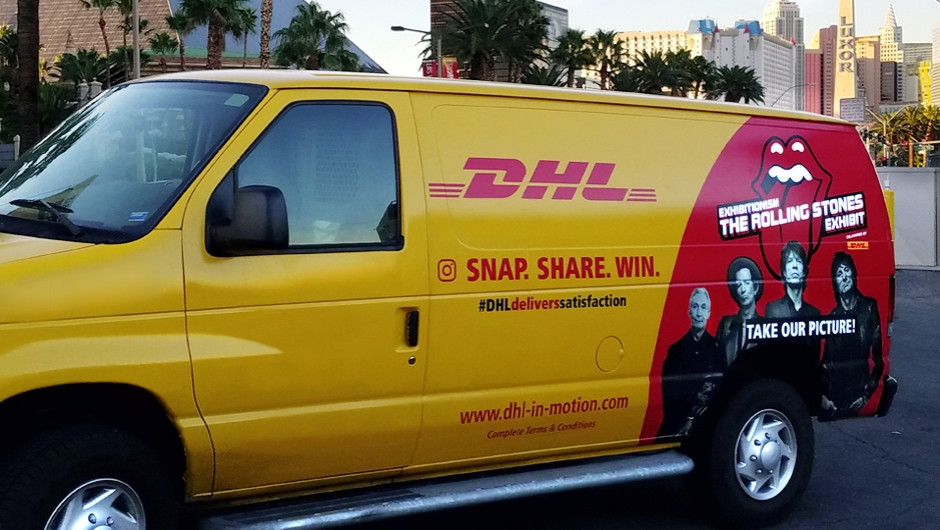 Like our van, tag a friend and you could win two tickets to The Rolling Stones exhibit in Vegas