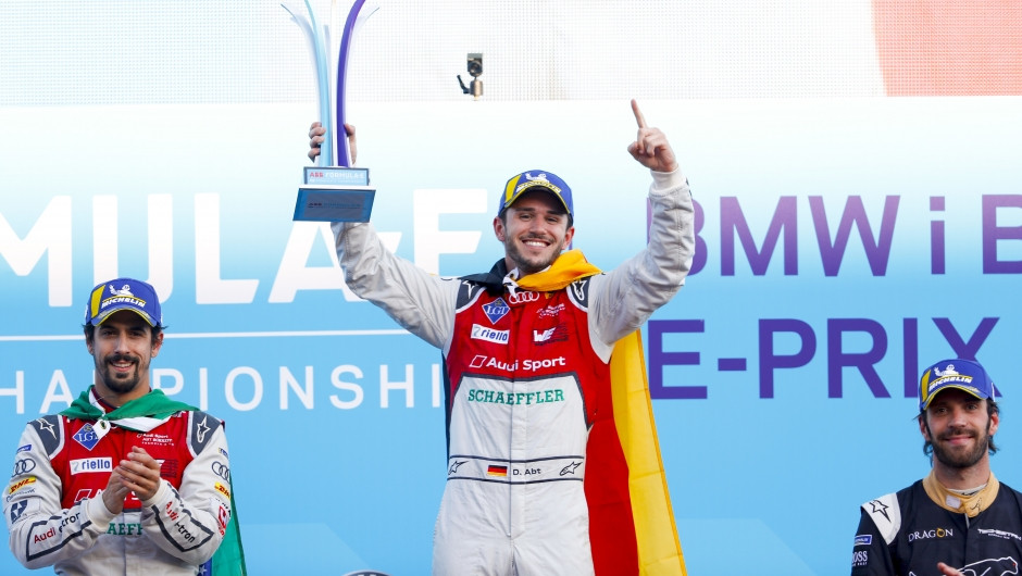 From StreetScooter to podium: Daniel Abt wins the Berlin ePrix