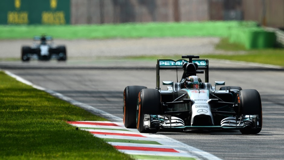After a bad start, Hamilton ultimately passed Rosberg in Italy