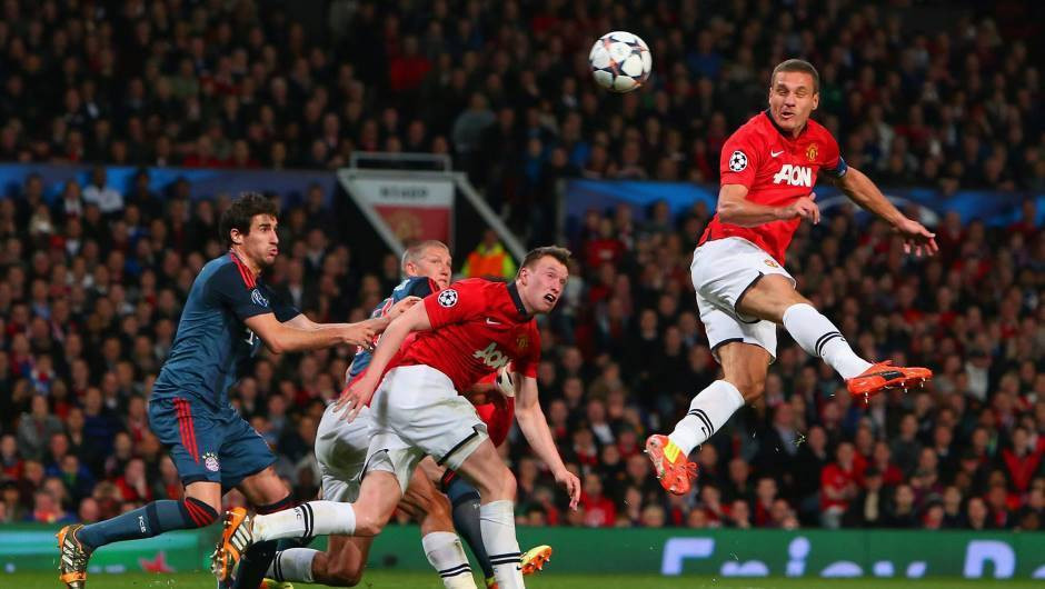  Nemanja Vidic sensational header put United ahead