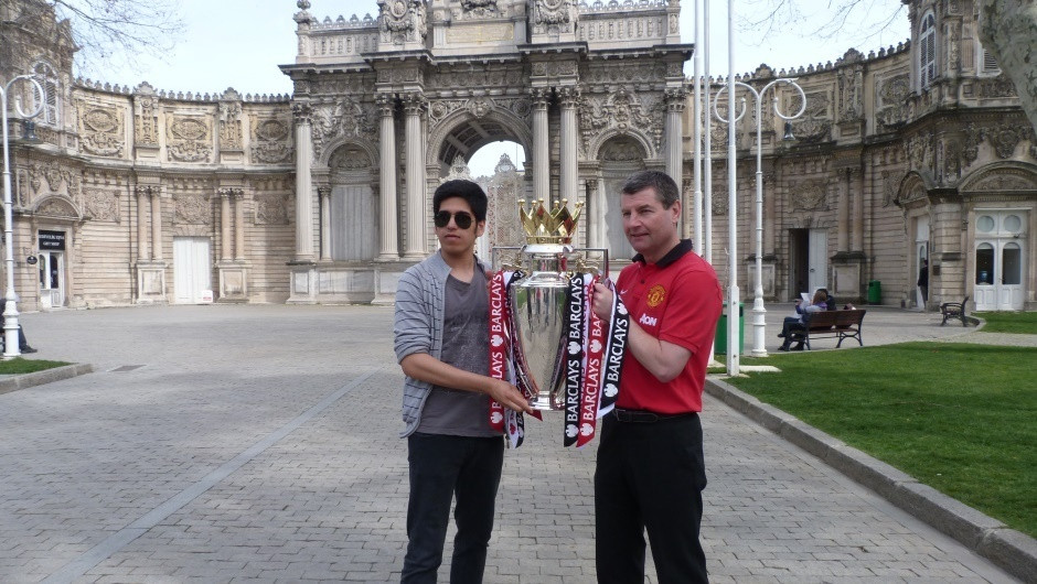 At iconic Dolmabahçe Palace