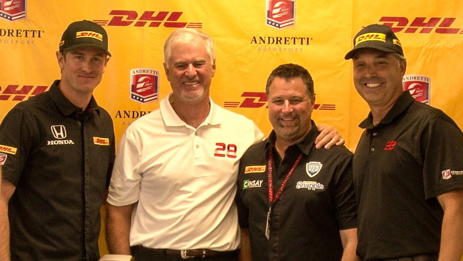 Ryan Hunter-Reay, Andretti Autosport, and DHL - the partnership continues!