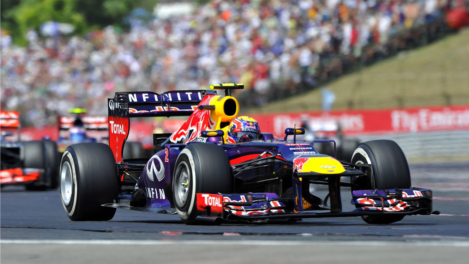 Webber Evens Race at Three