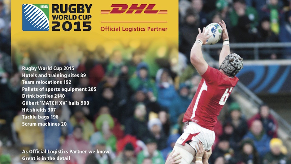 DHL delivers as Rugby’s global showpiece kicks off in England