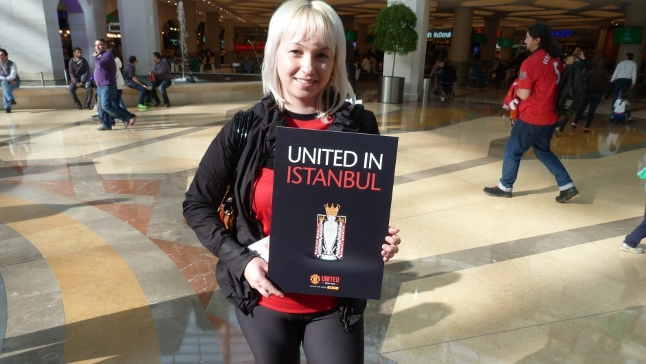 Life-long fan Anastassiya travelled over 6 hours from Kazakhstan!