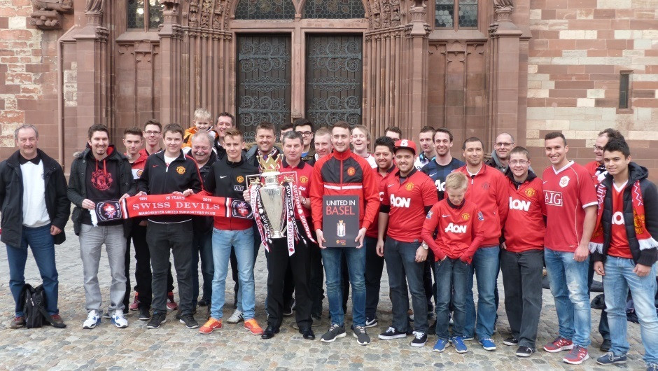 Outside Basel's historic cathedral