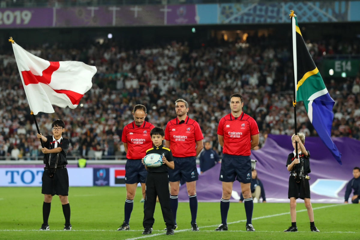 The official match ball was proudly carried onto the field by eight-year-old Keito Wattez from Japan for the grand finale.