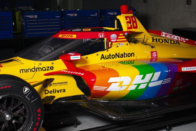 DHL Delivered with Pride livery returns for Indianapolis 500