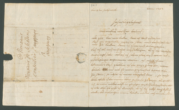 Ludwig van Beethoven, Brief an Joseph von Schaden in Augsburg, Bonn, 15. September 1787  „(…) sie war mir eine so gute liebenswürdige mutter, meine beste freundin (…)“.
