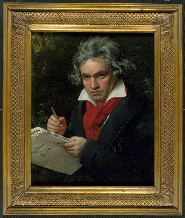 Joseph Karl Stieler, Beethoven mit dem Manuskript der Missa solemnis, 1820