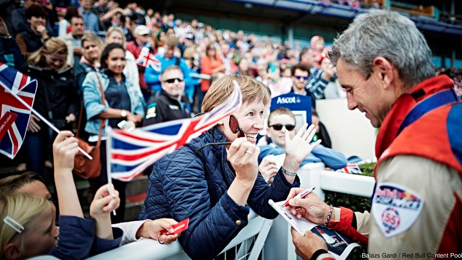 Brits take Red Bull Air Race top two on windy Ascot racecourse