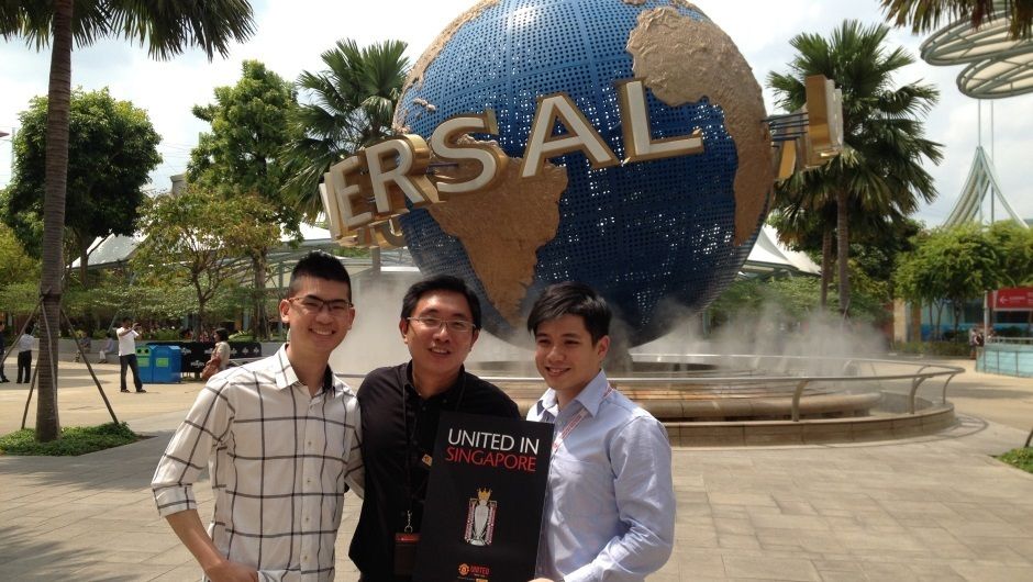Starstruck fans at Universal Studios in Singapore