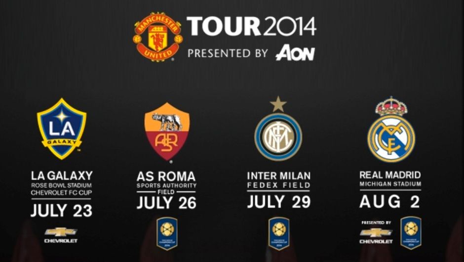 Manchester United Kick Off Tour 2014 in LA Tonight