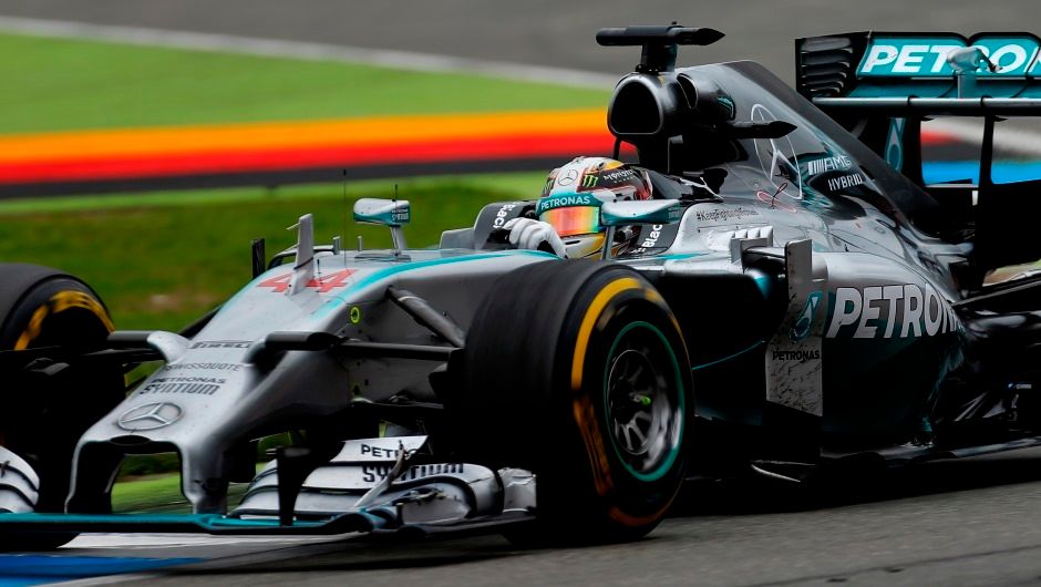 In Germany, the Brit drove brilliantly from the back of the pack In Germany, the Brit drove brilliantly from the back of the pack