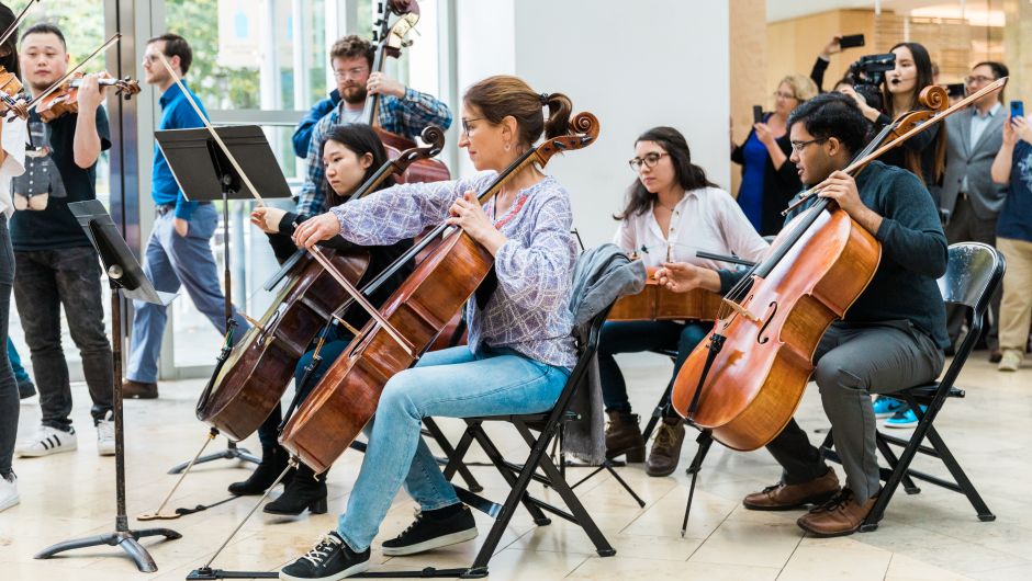 'Ode to Joy' flash mob performs Beethoven in Boston