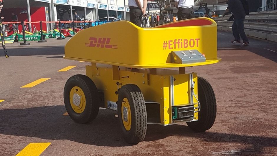 DHL EffiBOT: The new star in the Formula E pit lane DHL EffiBOT: The new star in the Formula E pit lane