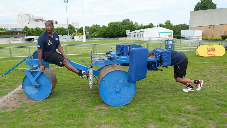 He was also impressed with Jackson’s strength on the scrum machine