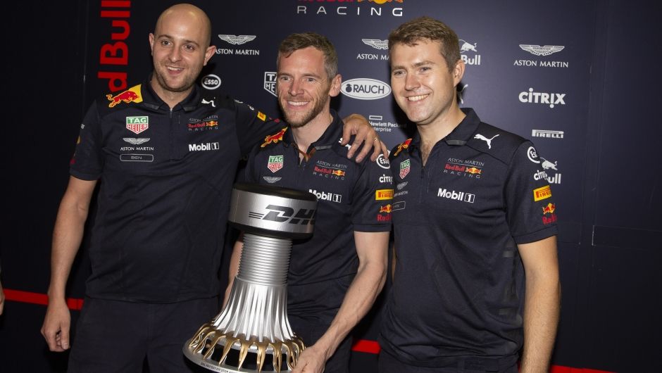 Red Bull Racing wins the DHL Fastest Pit Stop Award 2018 Red Bull Racing wins the DHL Fastest Pit Stop Award 2018