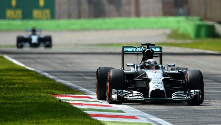After a bad start, Hamilton ultimately passed Rosberg in Italy After a bad start, Hamilton ultimately passed Rosberg in Italy