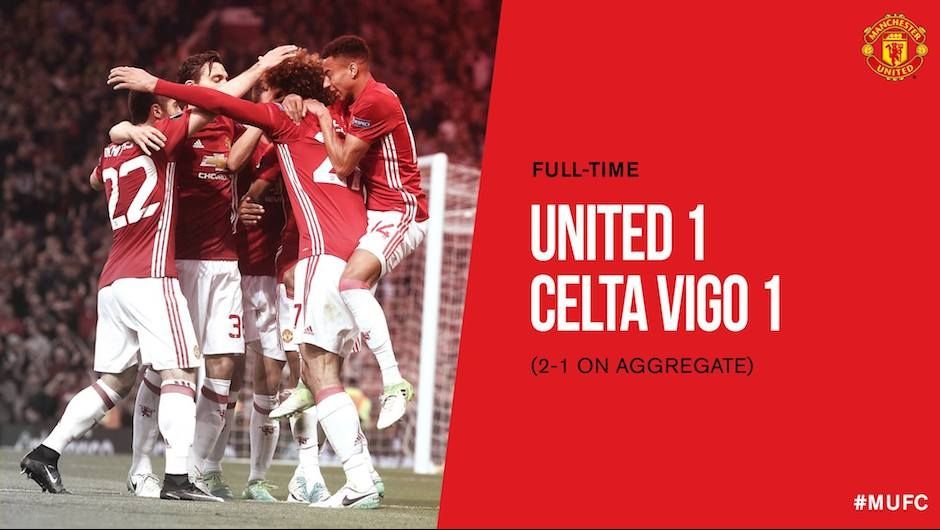 Manchester United survive “crazy game” to reach UEFA Europa League final