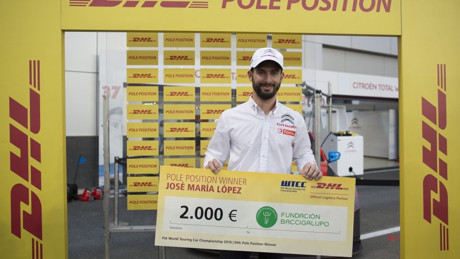José María López wins DHL Pole Position Award for the second time