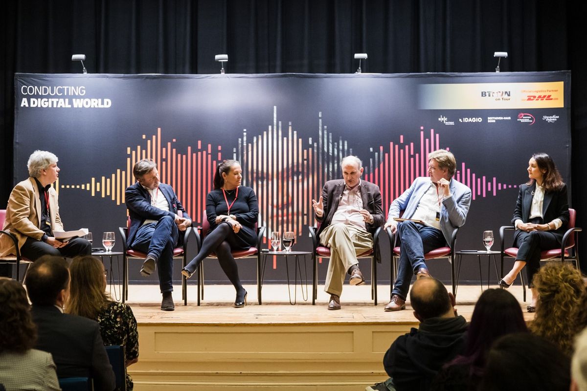 Beethoven's continuing relevance and the role of modern technology in delivering classical music was discussed in depth by the panelists.