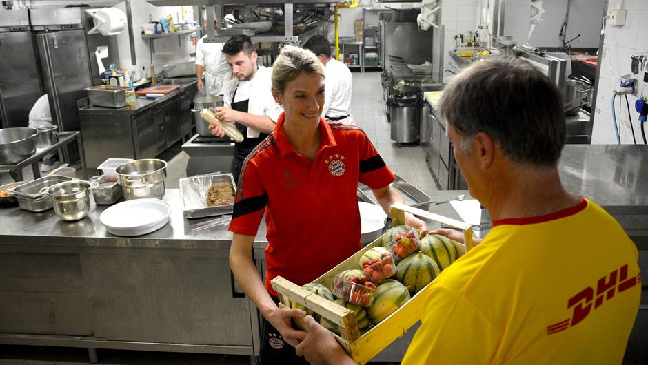 ... to fresh produce for the players' meals. ... to fresh produce for the players' meals.