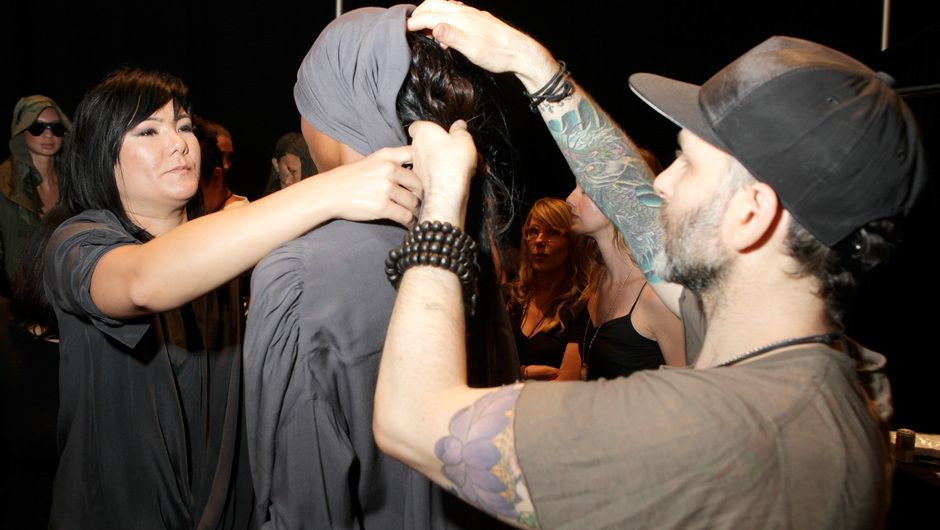 Nicholas K Backstage at NYFW (c) Thor Robinson for Getty Images Nicholas K Backstage at NYFW (c) Thor Robinson for Getty Images