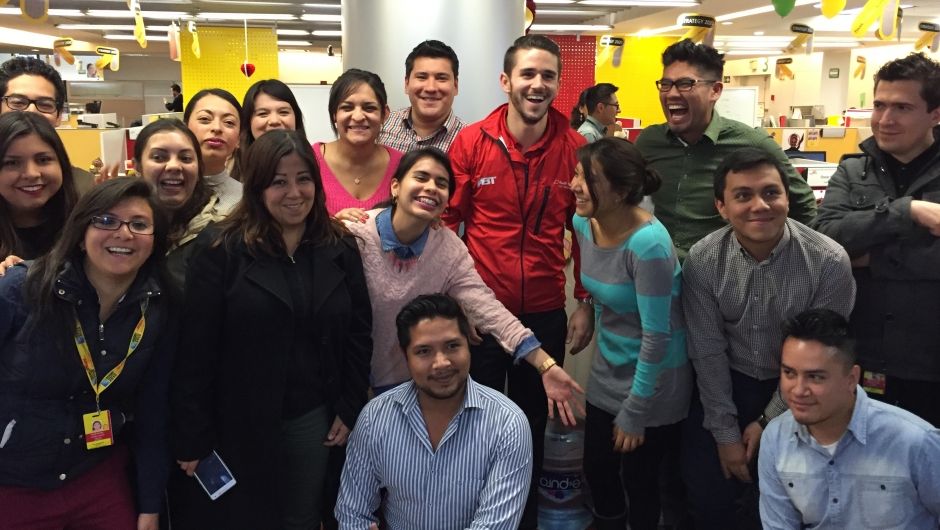 Daniel Abt visits DHL Express Mexico