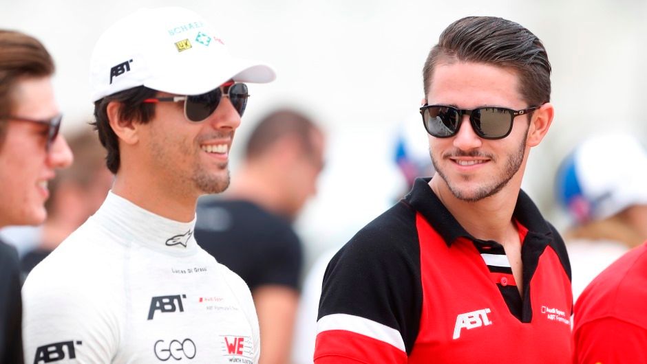 Daniel with teammate Lucas di Grassi
