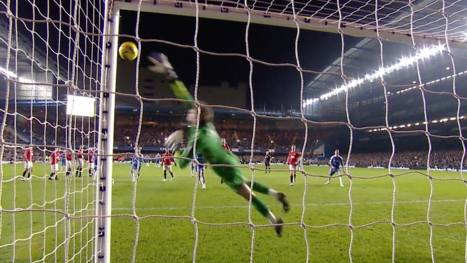 De Gea’s flying save vs Chelsea wins Legendary Saves