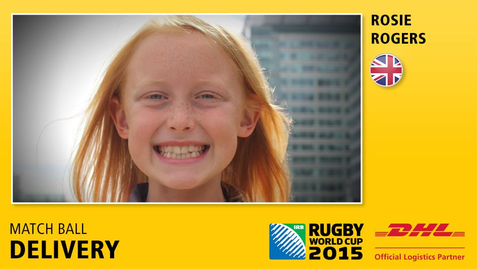 Match Ball Delivery: Meet Rosie from England Match Ball Delivery: Meet Rosie from England
