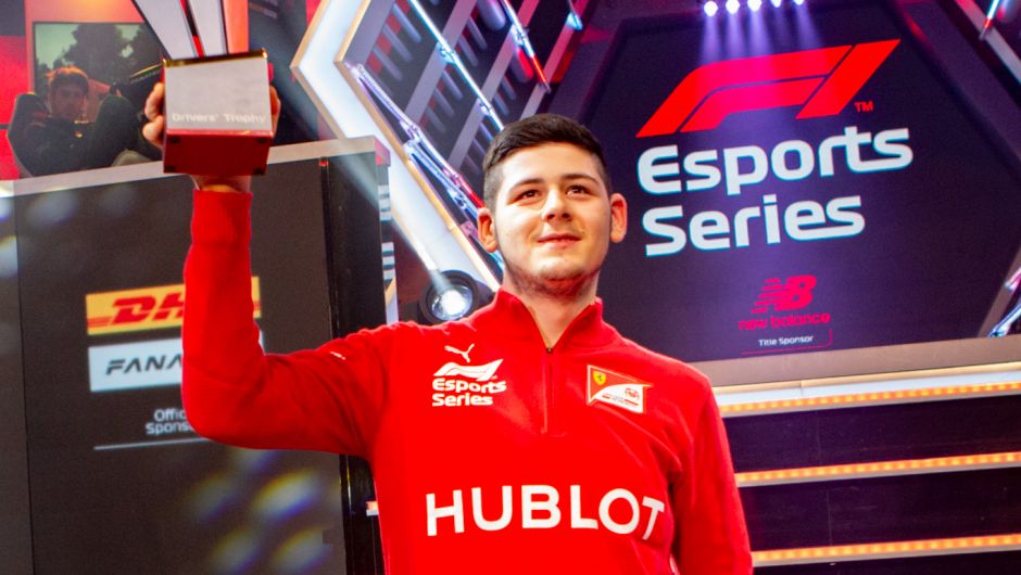 2019 F1 New Balance Esports Pro Series: David Tonizza wins Drivers’ Championship