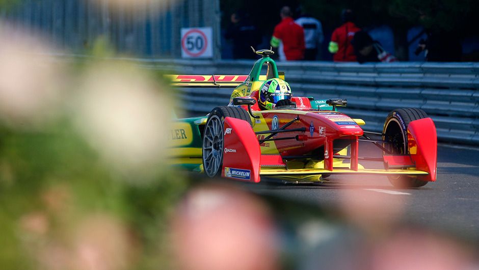 Buemi wins Formula E season opener in Beijing