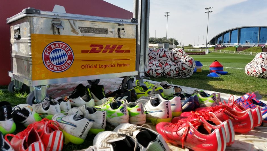 Even more equipment was shipped from Munich to Qatar