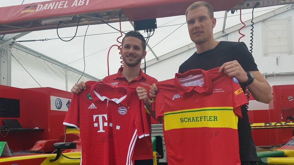 Daniel Abt and Holger Badstuber face the #DHLChallenge